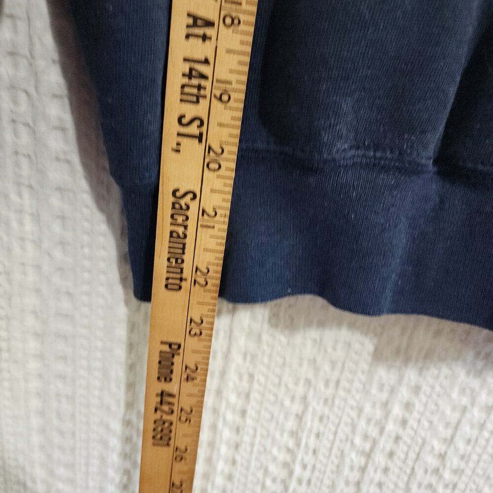 Vintage Heathered Navy Blue Girl Scouts Crewneck Sweater Size Small - Picture 8 of 9